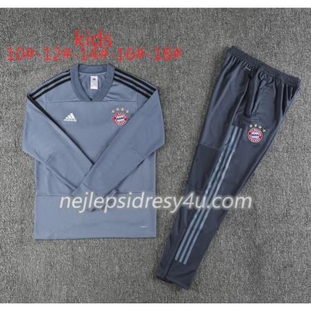 FC Bayern Mnichov Dětské Tréninkový Mikina Soupravy Šedá 2018/19